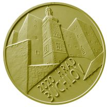 Zlatá investiční mince Hrad Buchlov 5000 Kč PROOF