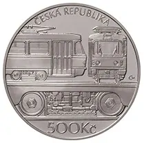 AKCE Stříbrná mince 500 Kč Tramvaj ČKD Tatra T3 PROOF 2024 s etui zdarma